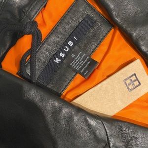 Ksubi leather jacket size medium